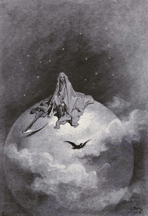 The Raven illüstrasyonlarının en meşhuru. 1883