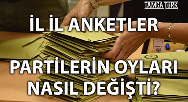 26 İlin Ayrı Ayrı Anketleri: Seçimden Bu Yana Partilerin Oyları Nasıl Değişti?