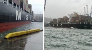 Beylikdüzü'nde Gemi Karaya Oturdu