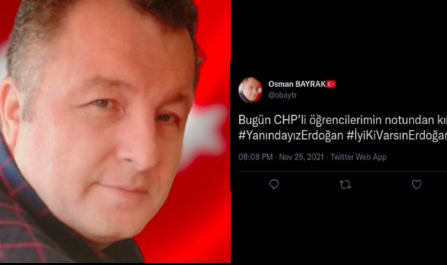 'CHP'li Öğrencilerin Notlarını Kırdım' Paylaşımı Montaj Çıktı