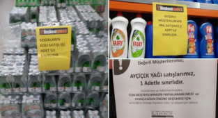 Erdoğan'ın Yönettiği Türkiye: Birçok Ürün Kota İle Satılmaya Başladı
