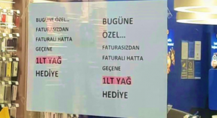 'Tek Adam'ın Türkiye'sinde Bir Kampanya: Faturalıya Geçene 1 LT Yağ
