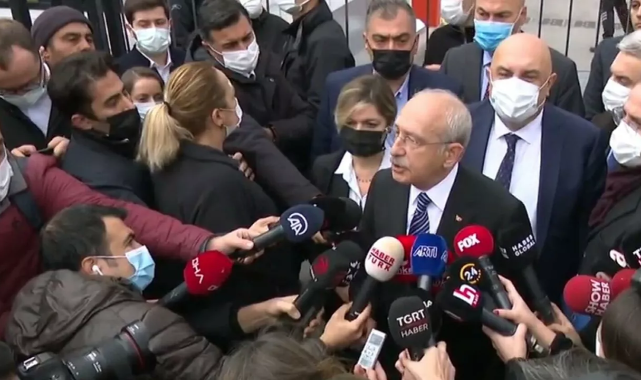 CHP Lideri Kılıçdaroğlu TÜİK Kapısında Açıklama Yaptı