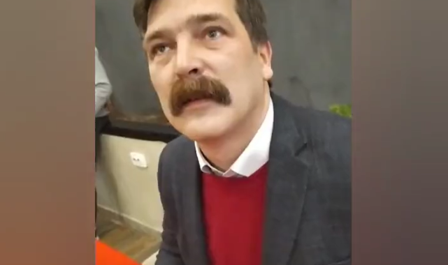 Erkan Baş ve Bir Şahıs Arasında 'Teröristlerle Beraber Olma' Tartışması