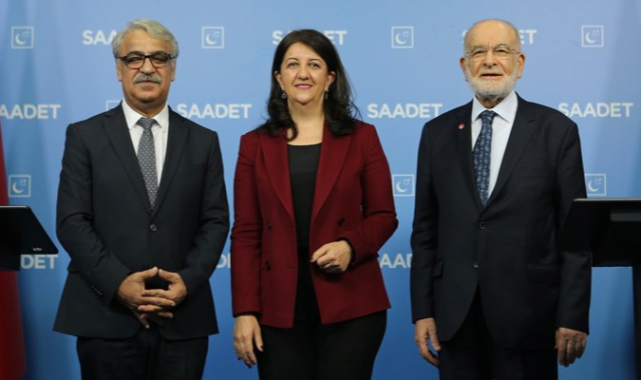 HDP, Saadet Partisi'ni Ziyaret Etti: Hoşunuza Gitmeyecek Bir Konu Var