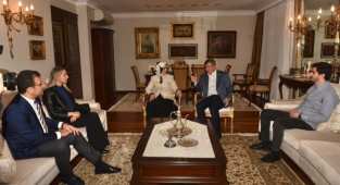 İmamoğlu, Davutoğlu'nu Ziyaret Etti