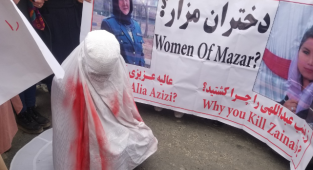 Afganistan'da Kadınlar Taliban Zulmüne Karşı Yürüdü