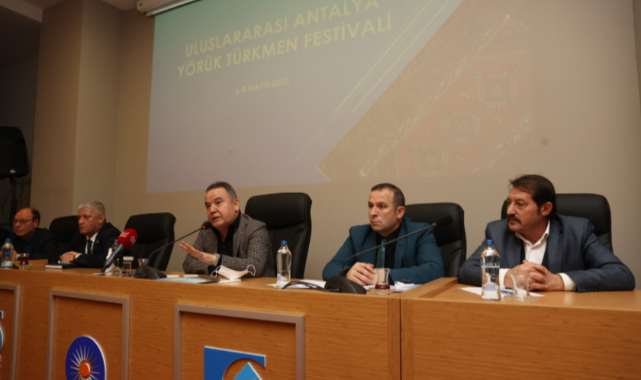 Antalya Büyükşehir Belediyesi 'Yörük Türkmen Festivali' Düzenleyecek