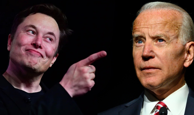 Elon Musk: Biden İnsan Formunda Islak Bir Çorap Kuklası