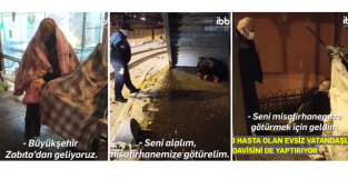 İstanbul'daki Evsizler İBB Misafirhanelerine Yerleştirildi