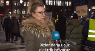 Norveçliler Elektrik Faturalarına Gelen Zamları Protesto Etti