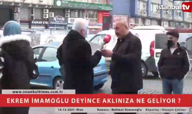 Rize'de Bir Vatandaş: AK Partiliyim Ama İmamoğlu'nu Seviyorum