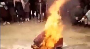 Taliban Müzisyene Zorla Kendi Müzik Aletini Yaktırdı