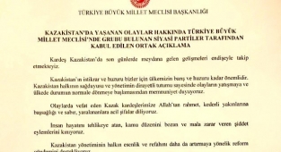 AKP, CHP, İYİ Parti ve MHP'den Kazak Diktasına Destek