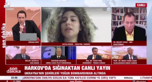 A Haber Ukrayna'da Yardım İsteyen Türk Kızını Yayından Aldı: 'Türk Kızı Ağlamaz'