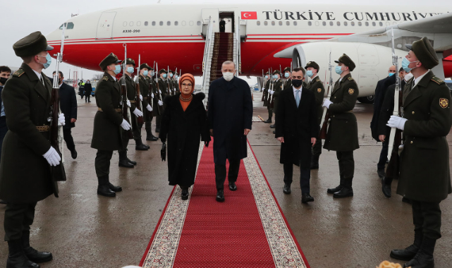 AKP'li Cumhurbaşkanı Erdoğan Ukrayna'da: Slava Ukraine
