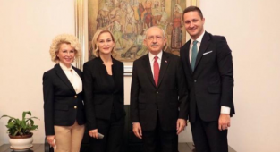 Aylin Kotil ve Ömer Sarıgül'den Kılıçdaroğlu'na Ziyaret