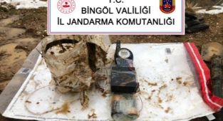 Bingöl'de Kürtçü Terör Örgütü PKK'ya Ait Patlayıcı Bulundu