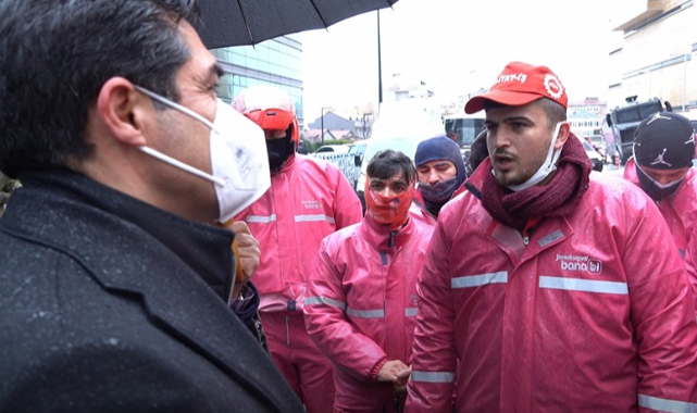 Buğra Kavuncu Yemeksepeti Emekçilerinin Yanında