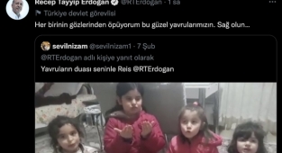 Ekonominin Kitabı: Evin İçinde Montla Oturan Çocuklar Saray'da Karantinada Olan Erdoğan'a Dua Etti