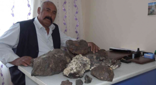Mantar Toplamaya Çıktı, 100 Kilogram Gök Taşı Topladı