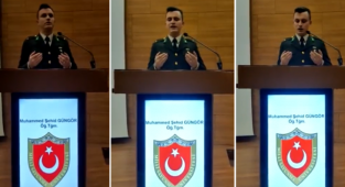 Türk Ordusunun Kürsüsünde Arapça Dua