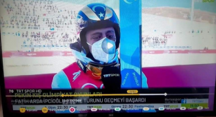 Türk Sporcudan Pekin Olimpiyatlarında 'Doğu Türkistan Bayrağı'