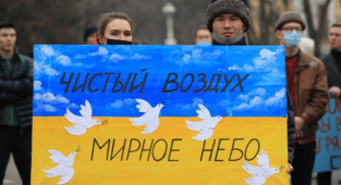Türkistan'dan Ukrayna'ya Destek