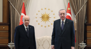 AKP Genel Başkanı MHP Genel Başkanı'nı Kabul Etti