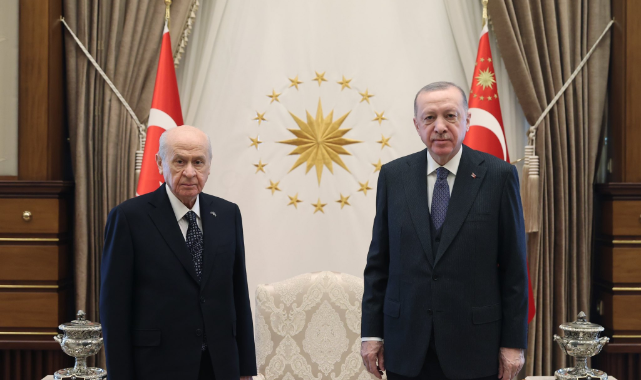 AKP Genel Başkanı MHP Genel Başkanı'nı Kabul Etti