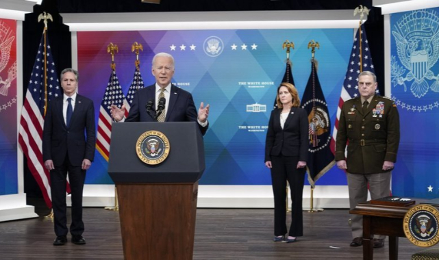 Biden: Ukrayna'ya Uçaksavar Desteği Vereceğiz ve Bu Yolla Hava Sahasını Koruyacağız