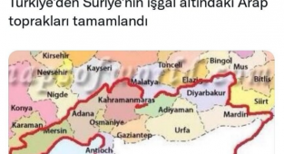 Bir Suriyeli Türk Topraklarını Fantezi Dünyasında Suriye'ye Kattı
