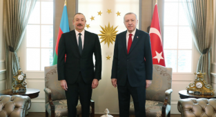 Erdoğan Aliyev'i Kabul Etti