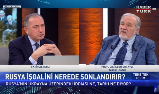 İlber Ortaylı: Ukraynalıların Milliyetçiliği Büyük Problem Yaratır