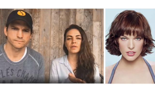 Mila Kunis, Ashton Kutcher ve Milla Jovovich'ten Ukrayna'ya Destek