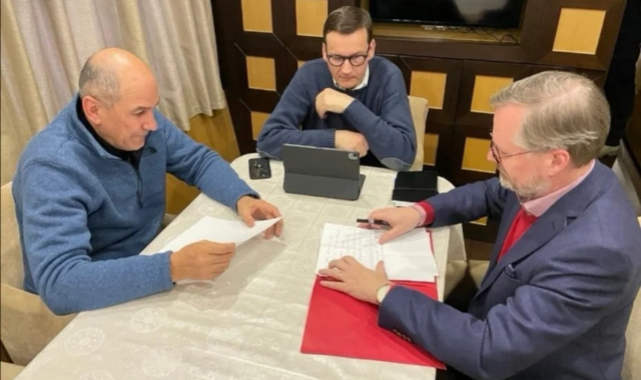 Üç Ülkenin Başbakanı Kiev'de