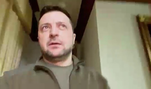 Zelensky'den 'Kiev'deyim' Paylaşımı