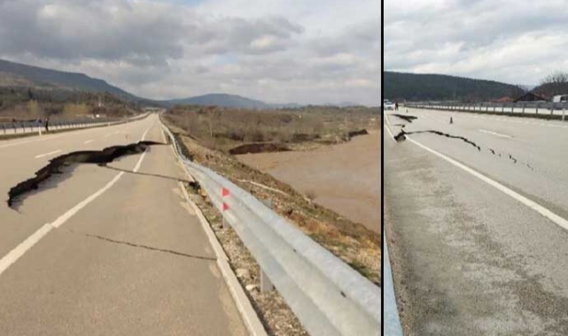 Bu Kez de Kastamonu-Karabük Yolu Çöktü