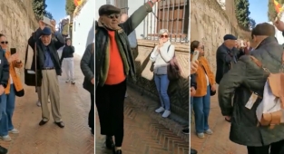 İlber Ortaylı Sevilla'da Sokak Müziğiyle Coştu