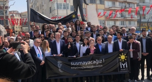 İYİ Parti Alp Emeç İçin Silivri'de