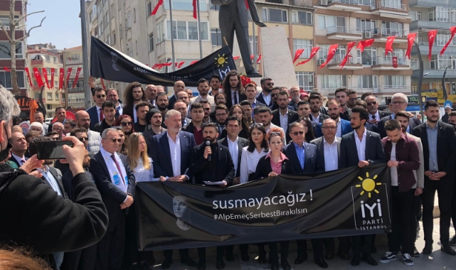 İYİ Parti Alp Emeç İçin Silivri'de