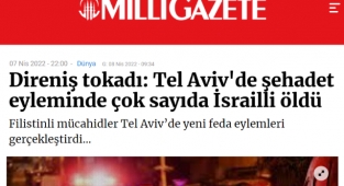 Milli Gazete, İsrail'deki Terör Saldırısını Övdü: 'Şehadet Eylemi', 'Direniş Tokadı'