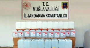 Muğla'da 1 Ton Etil Alkol Ele Geçirildi