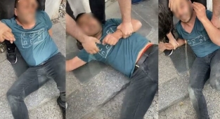 Taksim'de Kadınların Fotoğrafını Çeken Şahsa Meydan Dayağı
