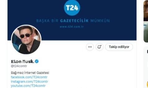 Twitter'da Tuhaf Gelişme: T24, Elon Musk Oldu