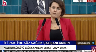 Akşener'in Kürsüye Çıkardığı Sağlık Çalışanına Disiplin Cezası Verildi