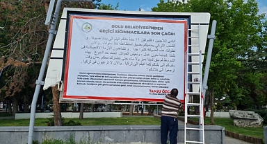 'Bolu Belediyesi'nden Geçici Sığınmacılara Son Çağrı': 'Artık İstenmiyorsunuz, Dönün Ülkenize'
