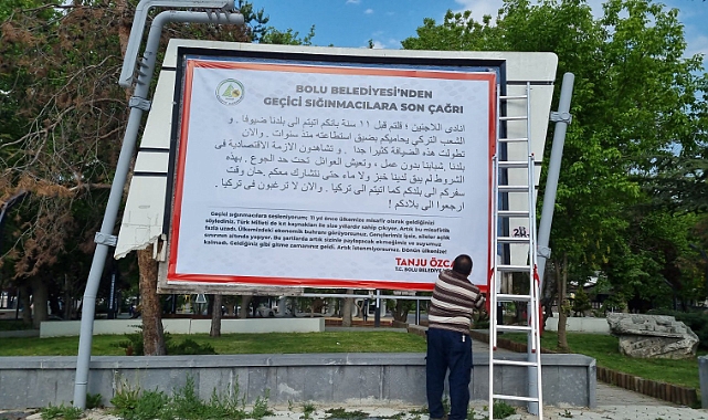 'Bolu Belediyesi'nden Geçici Sığınmacılara Son Çağrı': 'Artık İstenmiyorsunuz, Dönün Ülkenize'