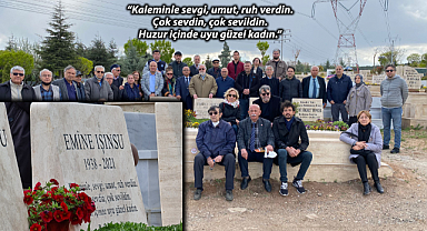 Büyük Edip Emine Işınsu, Kabri Başında Anıldı
