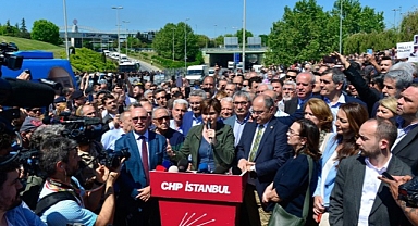 CHP'den Atatürk Havalimanı'nda Eylem